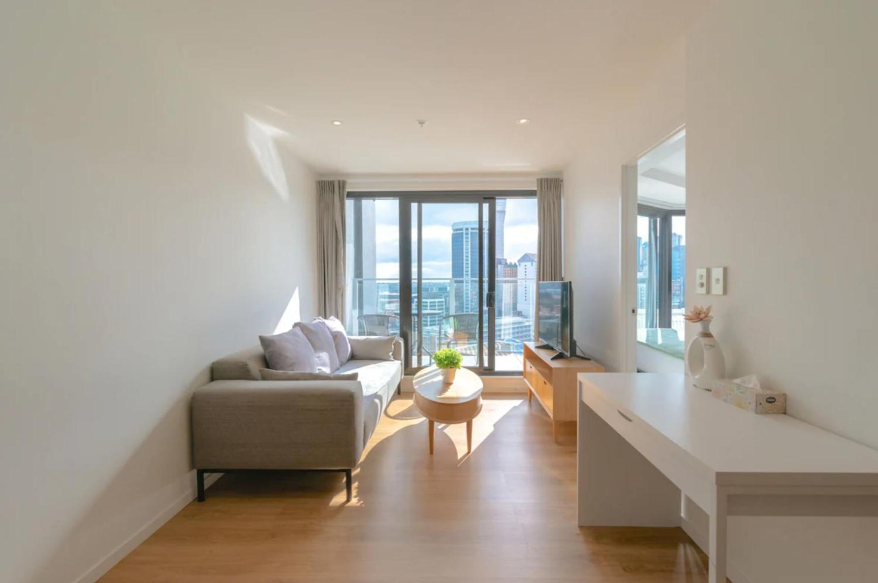 Skytower And City View 2 Bedroom Apartment On High Floor Auckland Exterior photo